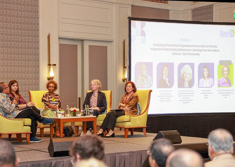 Pertemuan GAVI Board Meeting di Hotel Hilton Nusa Dua, Bali, pada Selasa (3/12/2024), yang membahas percepatan cakupan imunisasi di Indonesia. (Dok/Kemenkes)