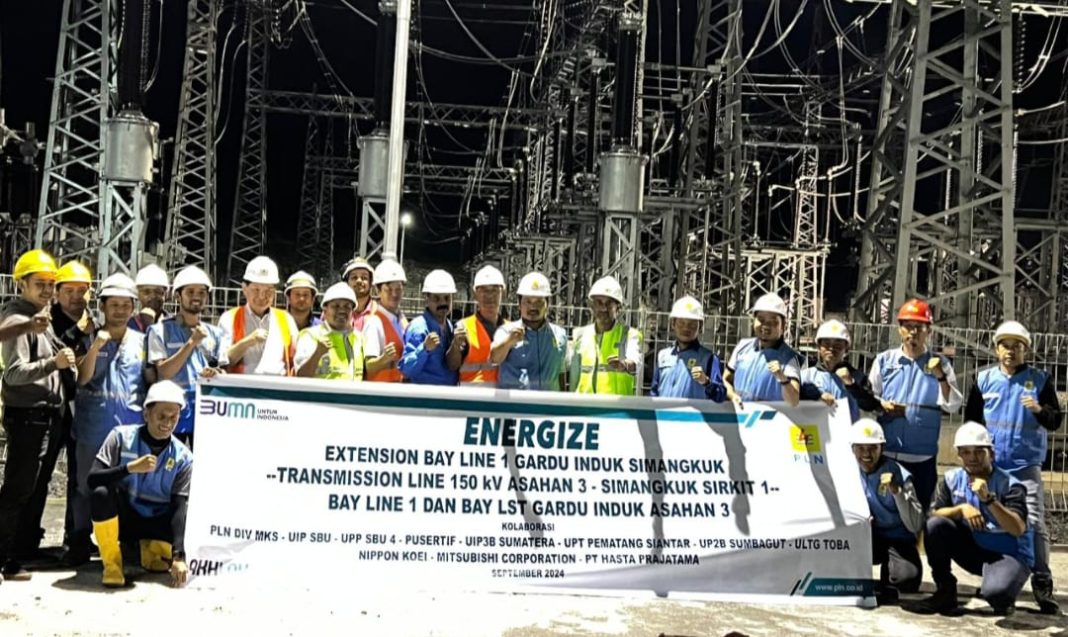 Jelang Natal 2024 dan Tahun Baru 2025,GI dan SUTT Asahan 3 - Simangkuk Resmi Energize (diberi tegangan). (Dok/PLN)