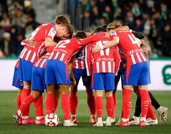 Para pemain Atletico Madrid di laga Copa del Rey melawan Elche.