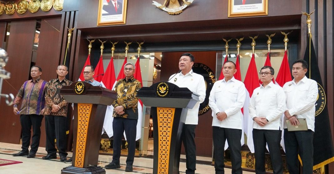 Audiensi KPK dan Kemenko Polkam di Jakarta, Kamis (16/1/2025), membahas pemberantasan korupsi.