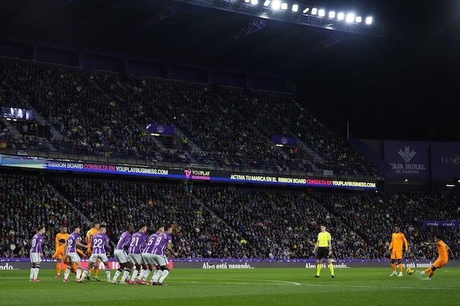 Laga Real Valladolid vs Real Madrid di pekan ke-21 La Liga 2024/2025.