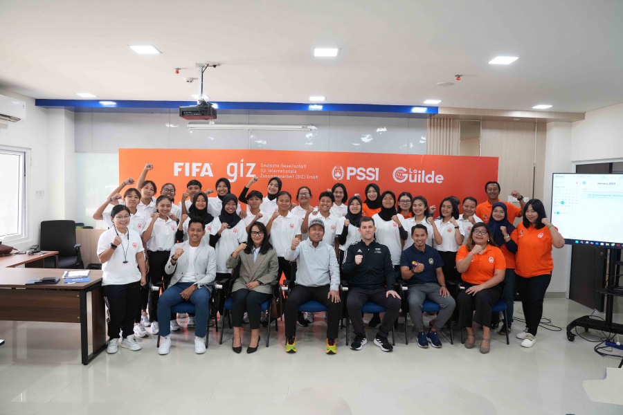 PSSI terima dukungan dari program FIFA-GIZ untuk memperkuat pengembangan sepak bola wanita di Indonesia.