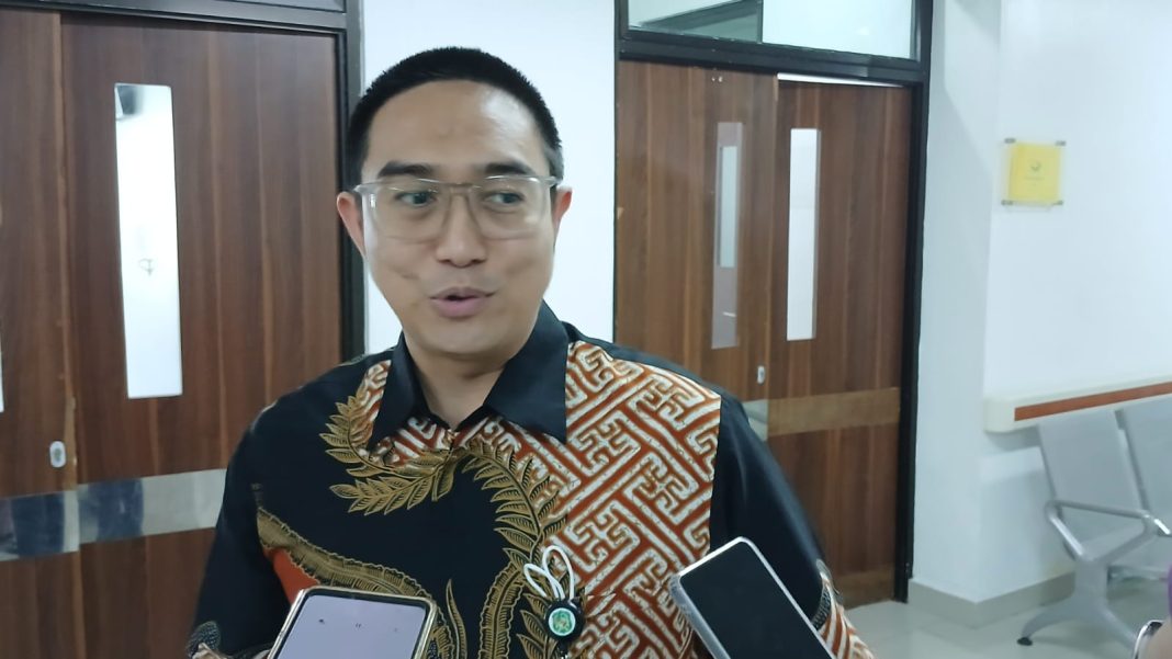 Direktur RSUD H Bachtiar Djafar Medan, dr Irliyan Saputra SpOG memberikan penjelasan mengenai upaya rumah sakit dalam menangani pasien ODGJ di wilayah Medan.