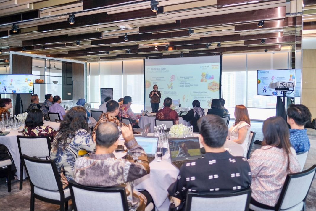 Wakil Menteri Ekonomi Kreatif, Irene Umar, memberikan pemaparan dalam Workshop Roadmap of Indonesian Tourism Through Creative Industry di Park Hyatt Hotel, Jakarta, Kamis (14/2/2025). (Dok/Biro Komunikasi Kemenekraf/Bekraf)