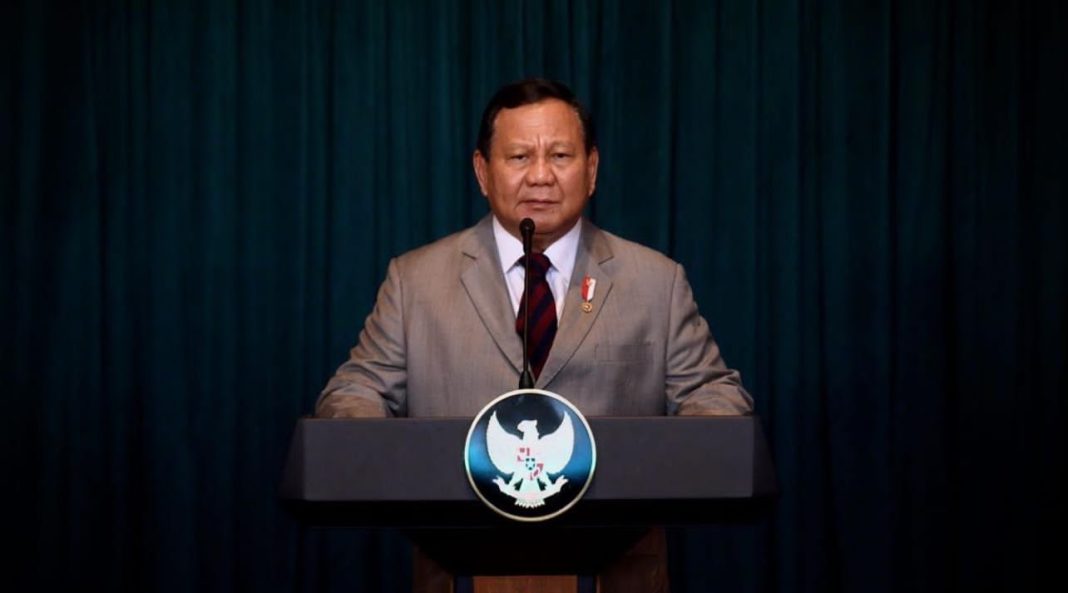 Presiden Prabowo Subianto menyampaikan pidatonya pada sesi pembicaraan bersama Presiden Republik Indonesia dalam World Governments Summit 2025 yang dilakukan secara daring, pada Kamis (13/2/2025).