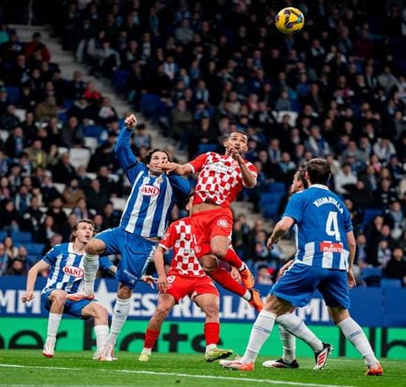 Laga La Liga antara Espanyol dan Girona.