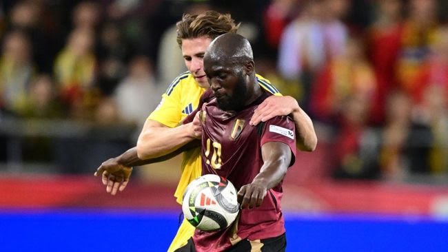 Belgia kalah 1-3 dari Ukraina di UEFA Nations League.