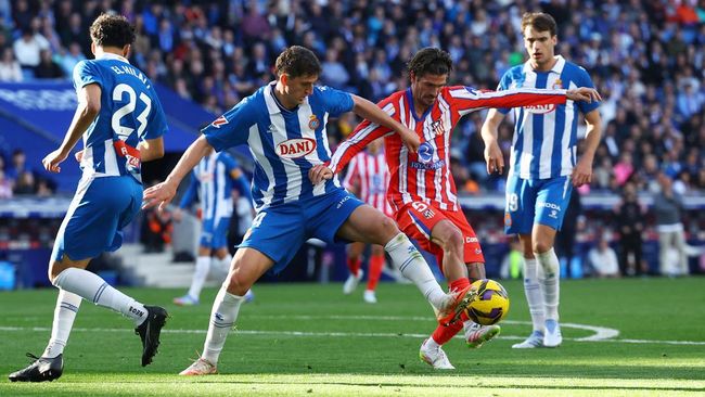 Atletico Madrid imbang 1-1 melawan Espanyol dalam lanjutan LaLiga, Sabtu (29/3/2025) malam.