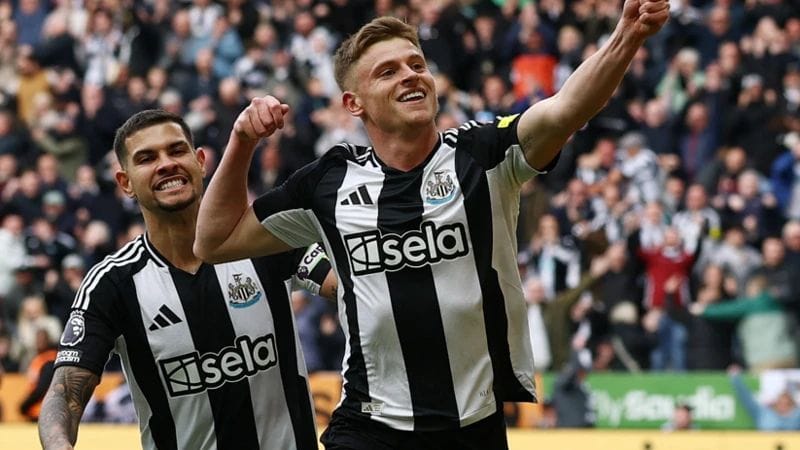 Newcastle United tampil gemilang dengan kemenangan telak atas Manchester United 4-1 di St James' Park, Minggu (13/4/2025).